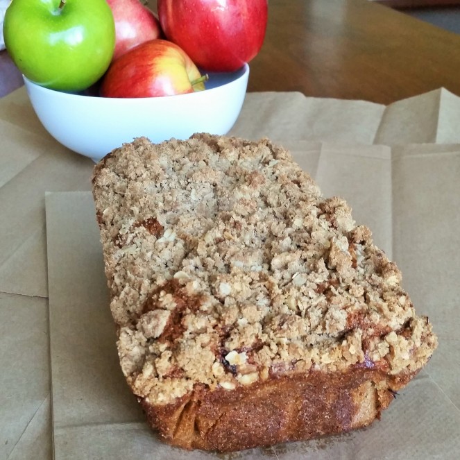 Spiced Applesauce Streusel Bread by Rumbly in my Tumbly