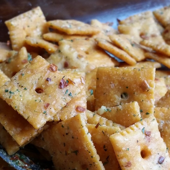 Firecrackerz (Baked spicy ranch Cheez-its) for FOOTBALL SEASON!