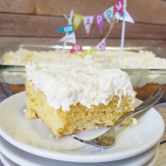Pineapple Sunshine Cake by Rumbly in my Tumbly