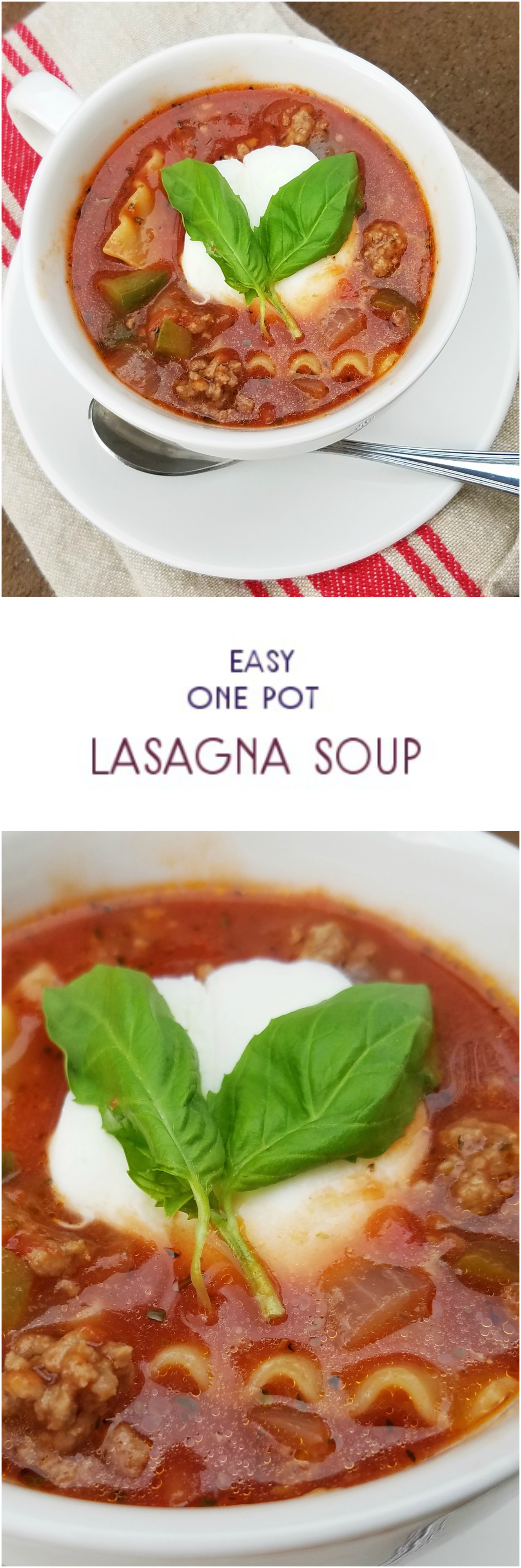 One Pot Lasagna Soup – Rumbly in my Tumbly